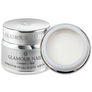 Glamour Nails French Pearl White Medium