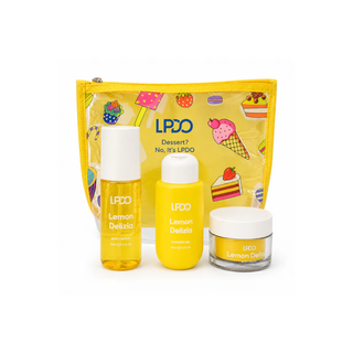 LPDO Travel Lemon Delizia Body Spray + Shower Gel + Body Cream