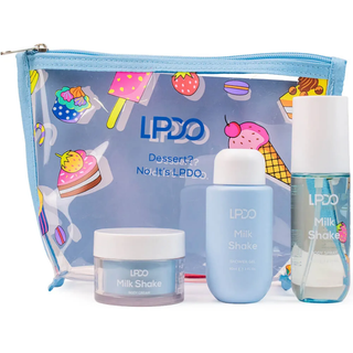 LPDO Travel Milk Shake Body Spray + Shower Gel + Body Cream