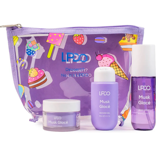 LPDO Travel Musk Glacè Body Spray + Shower Gel + Body Cream