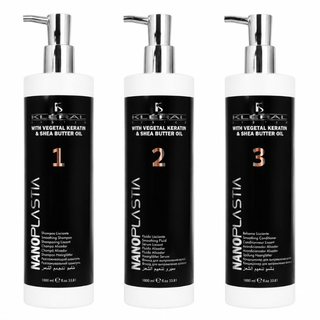 Kleral Nanoplastia Lisciante Shampoo N° 1 Fluido N° 2 Balsamo N° 3