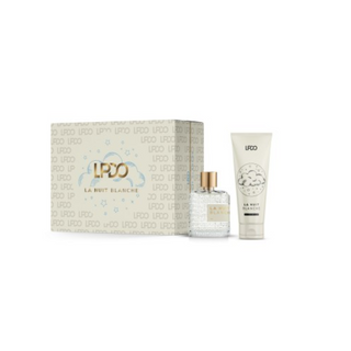 LPDO La Nuit Blanche Cofanetto Eau de Parfum 100ml, Bagnoschiuma 100ml, Pochette