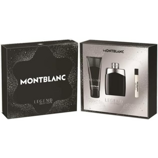 Montblanc Legend Gift Box for Men Perfume Edt 100 ml Travel Spray 10 ml Shower Gel 100 ml