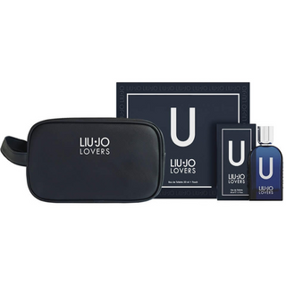 Liu Jo Lovers Cofanetto Regalo Uomo Profumo U EDT 50ml Con Pochette Blu Notte