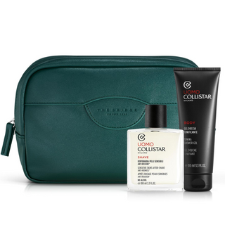 Collistar Cofanetto Dopobarba Pelli Sensibili + Gel Doccia Tonificante 100 ml + Travel-Bag THE BRIDGE