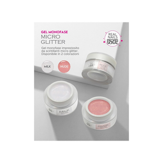 Real Nails Nude Microglitter